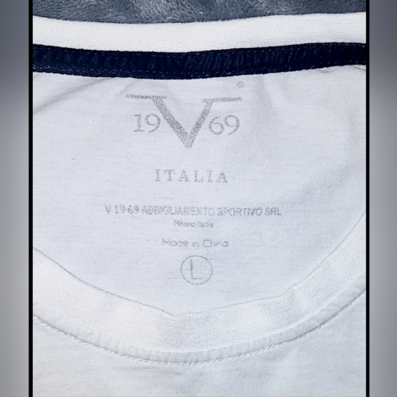 Versace Italia White/Black Geo Print - Picture 11 of 11